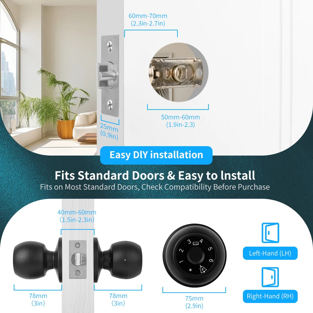 Bluetooth Fingerprint Door Lock