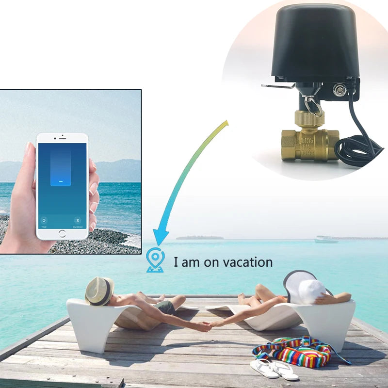 ZigBee WiFi Smart Water Valve