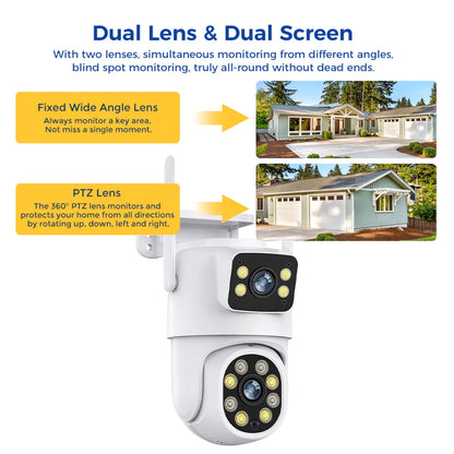 4MP Solar PTZ Camera Outdoor