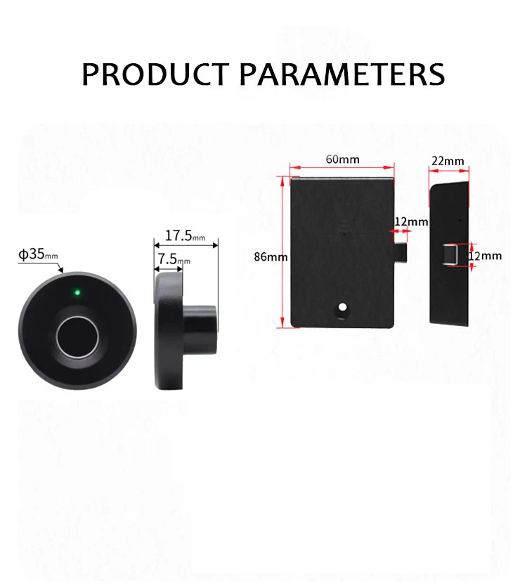 Smart Fingerprint Cabinet Lock