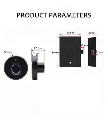 Smart Fingerprint Cabinet Lock