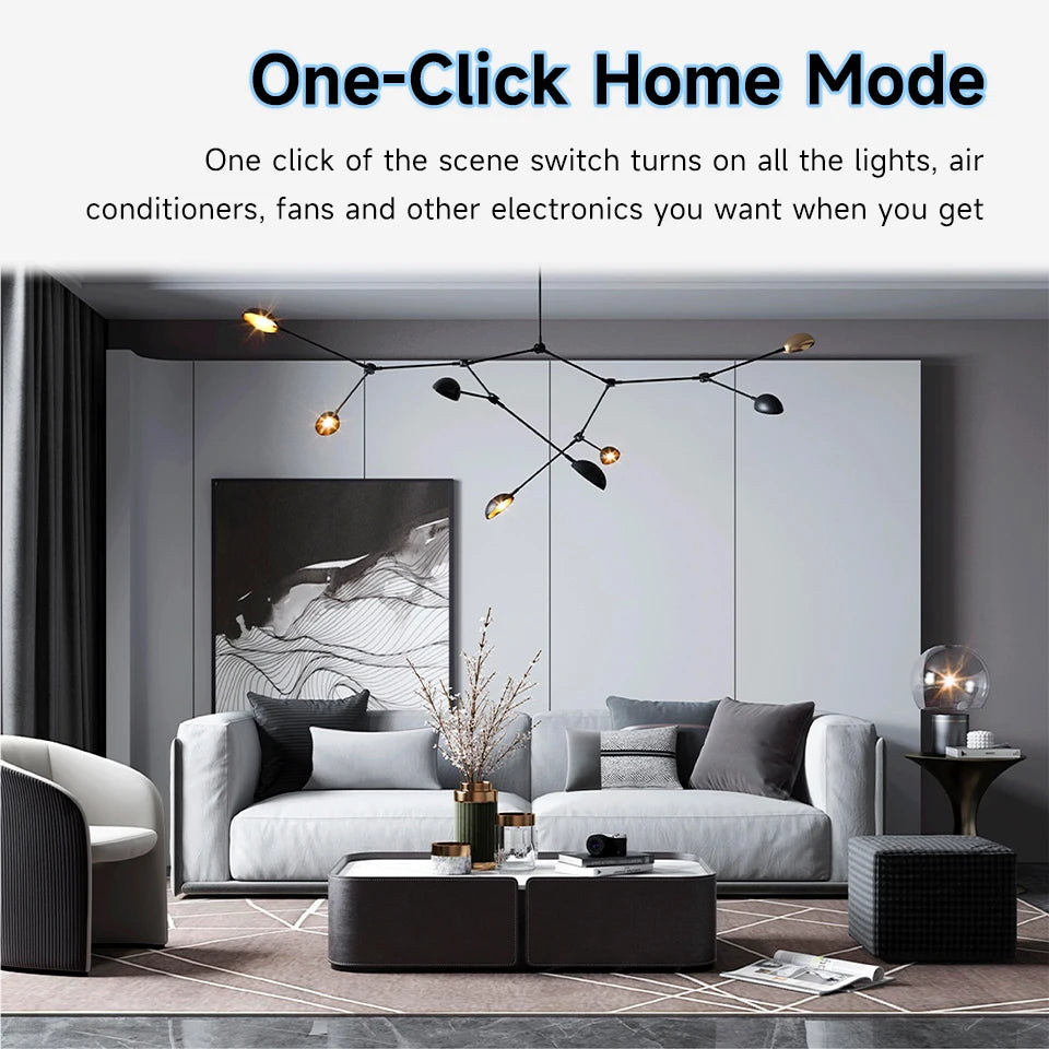 Tuya ZigBee 6-Gang Scene Switch