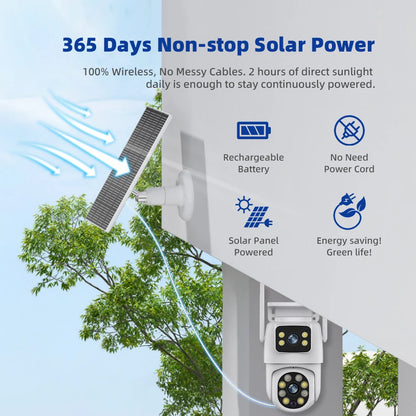 4MP Solar PTZ Camera Outdoor