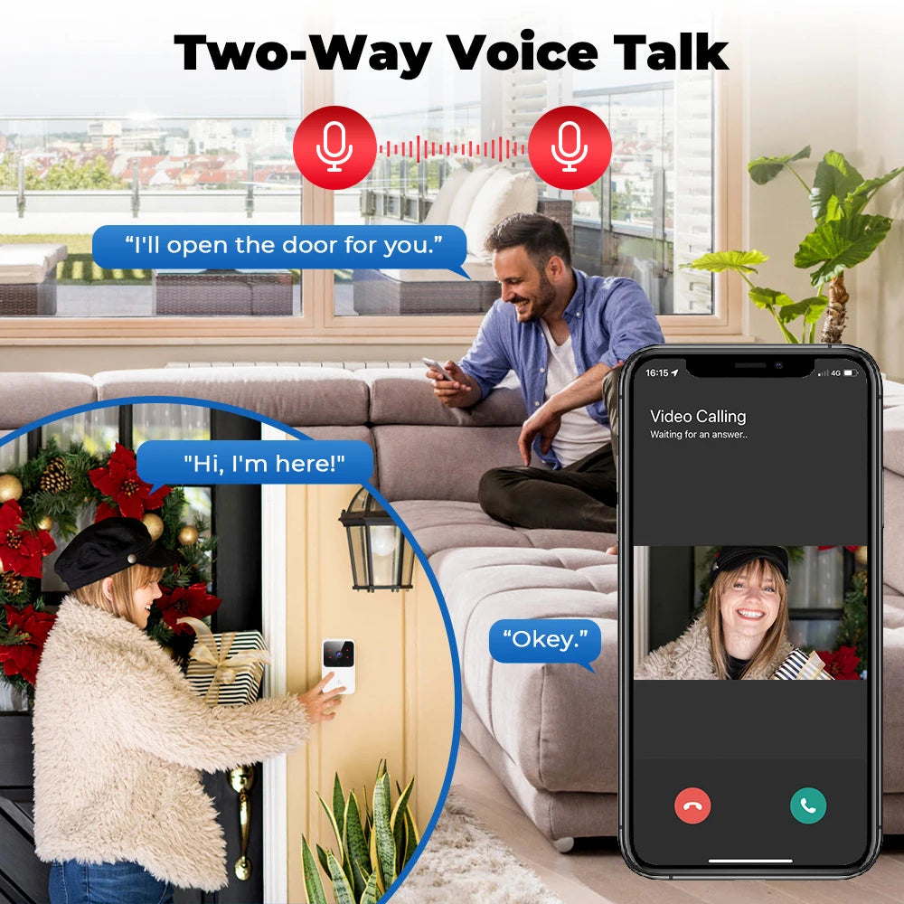 Tuya WiFi Video Doorbell HD