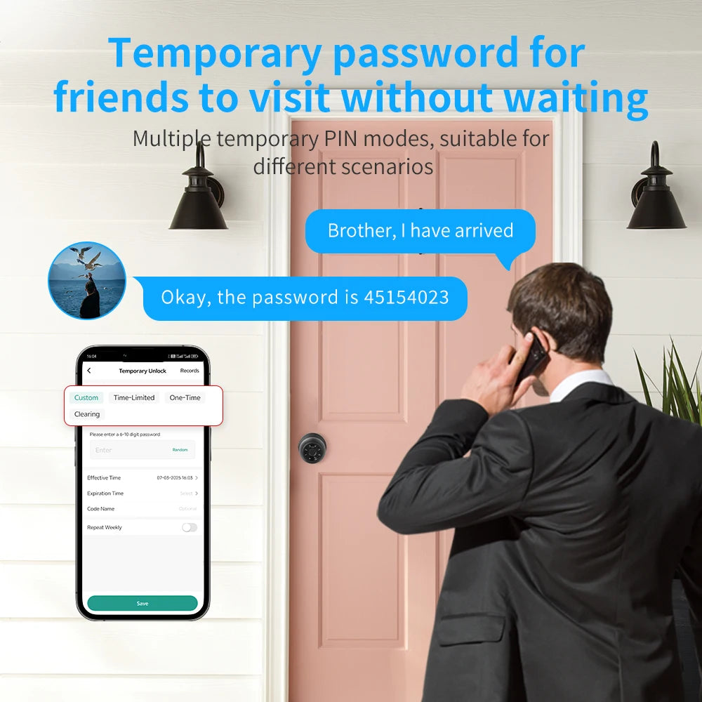 Bluetooth Fingerprint Door Lock