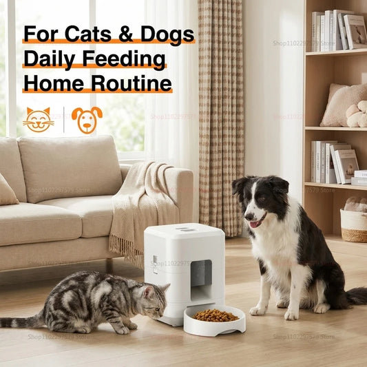 2L WiFi Smart Pet Feeder Automatic Cats and Dogs Food Dispenser Remote App Control Regular Feeding for Pets Cat Accessrioes