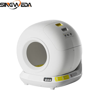 78L Self Cleaning Cat Litter Box Fully Enclosed Automatic Cat Litter Box App Control Extra Large Space Smart Pet Toilet Tray NEW
