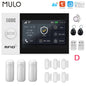 4G WiFi Home Alarm System Touch Screen