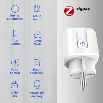Tuya ZigBee Smart Plug 20A EU