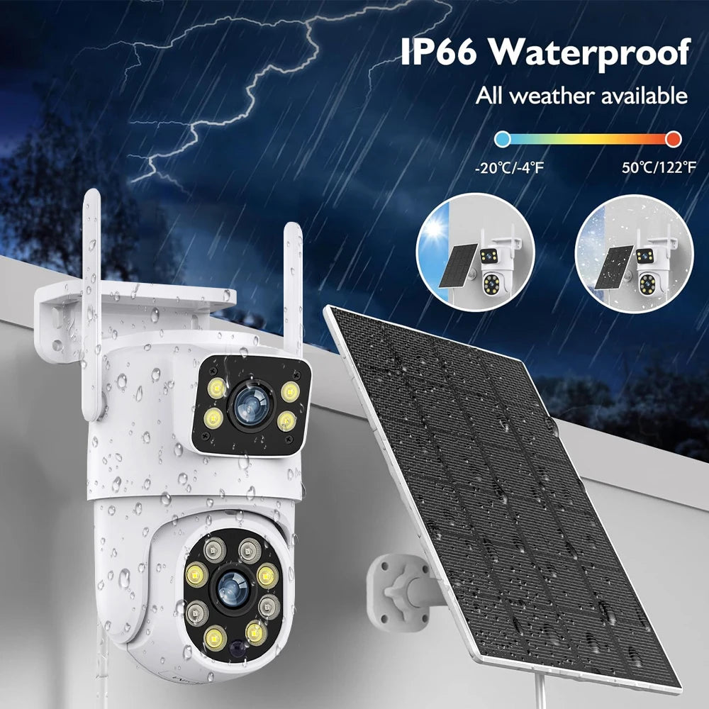 4MP Solar PTZ Camera Outdoor