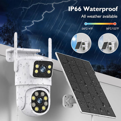 4MP Solar PTZ Camera Outdoor
