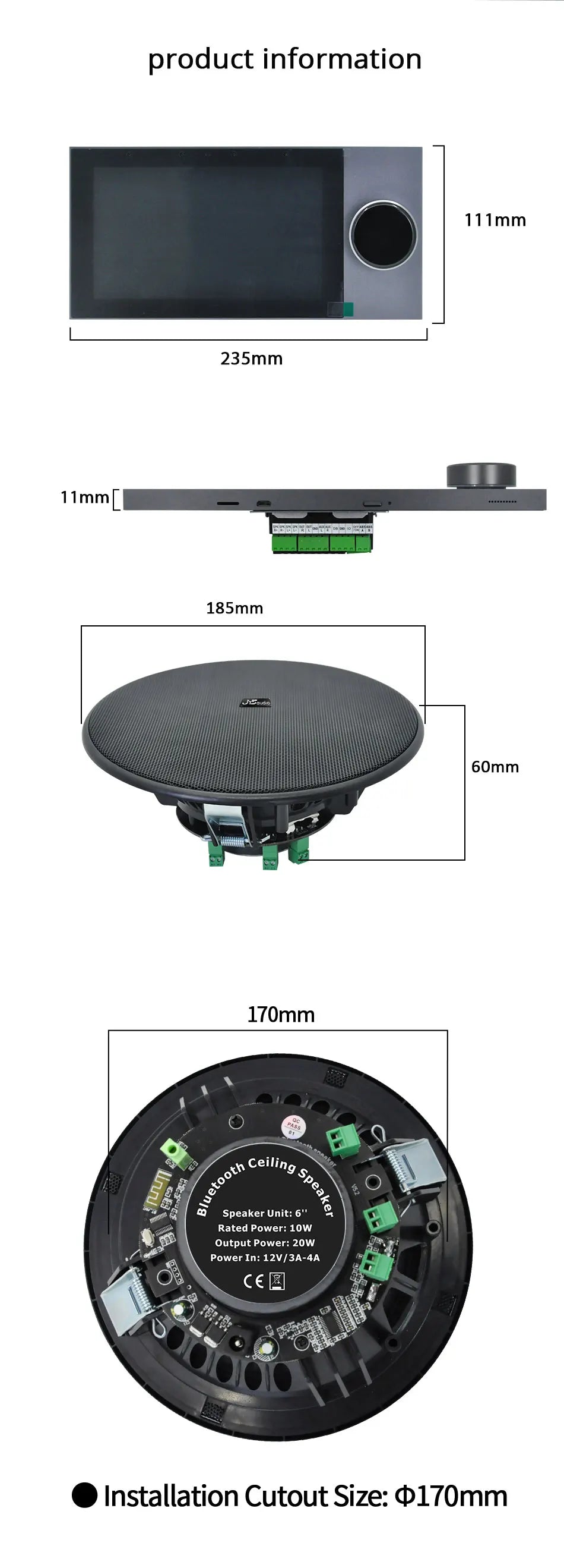 Tuya Wall Sound Amplifier Theater