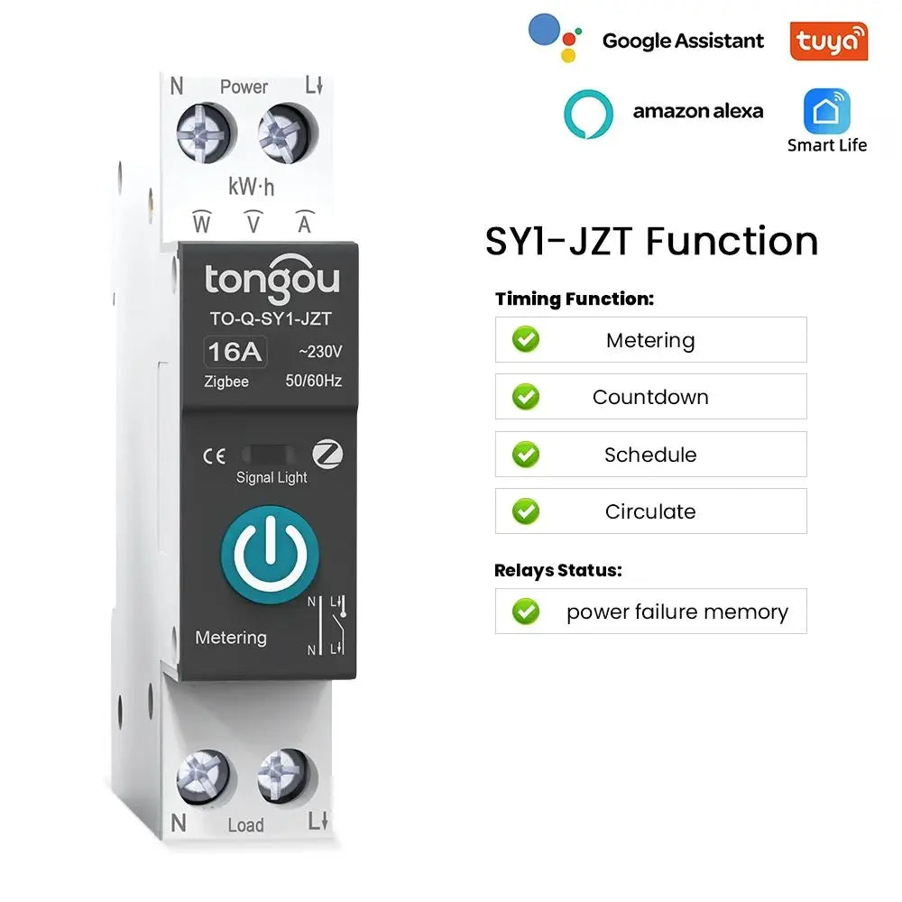 ZigBee DIN Rail Circuit Breaker 63A