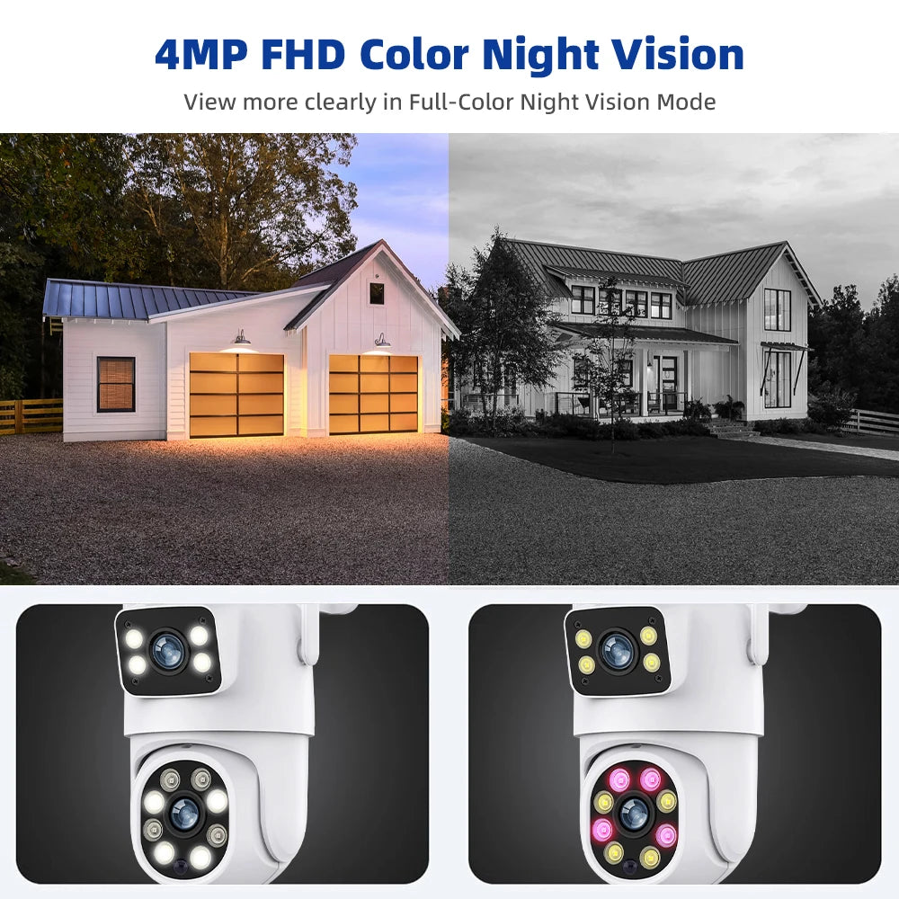 4MP Solar PTZ Camera Outdoor