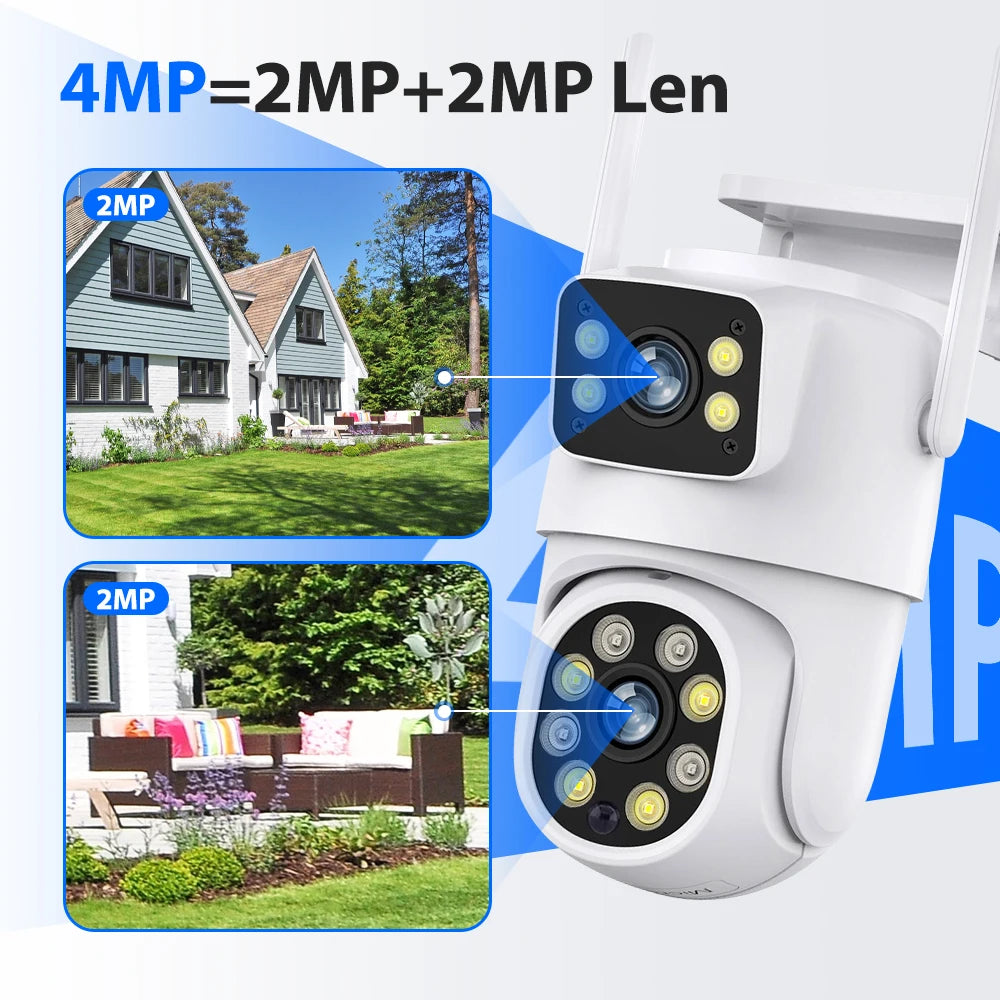 4MP Solar PTZ Camera Outdoor