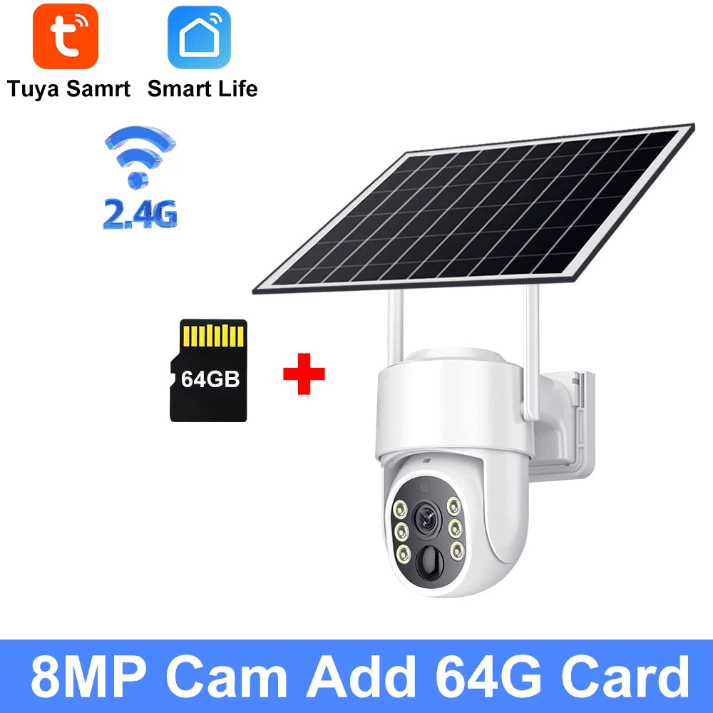 8MP Solar WiFi Camera Outdoor