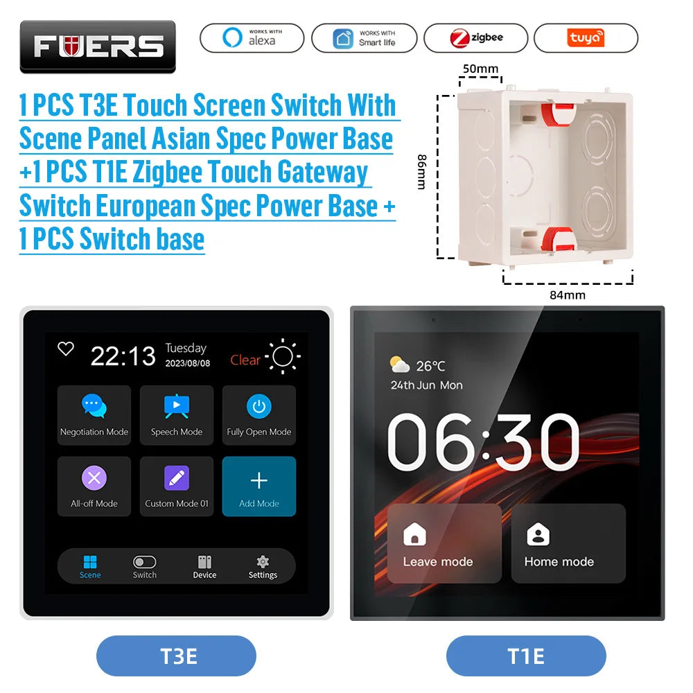 FUERS Smart Control Panel Switch 3CH