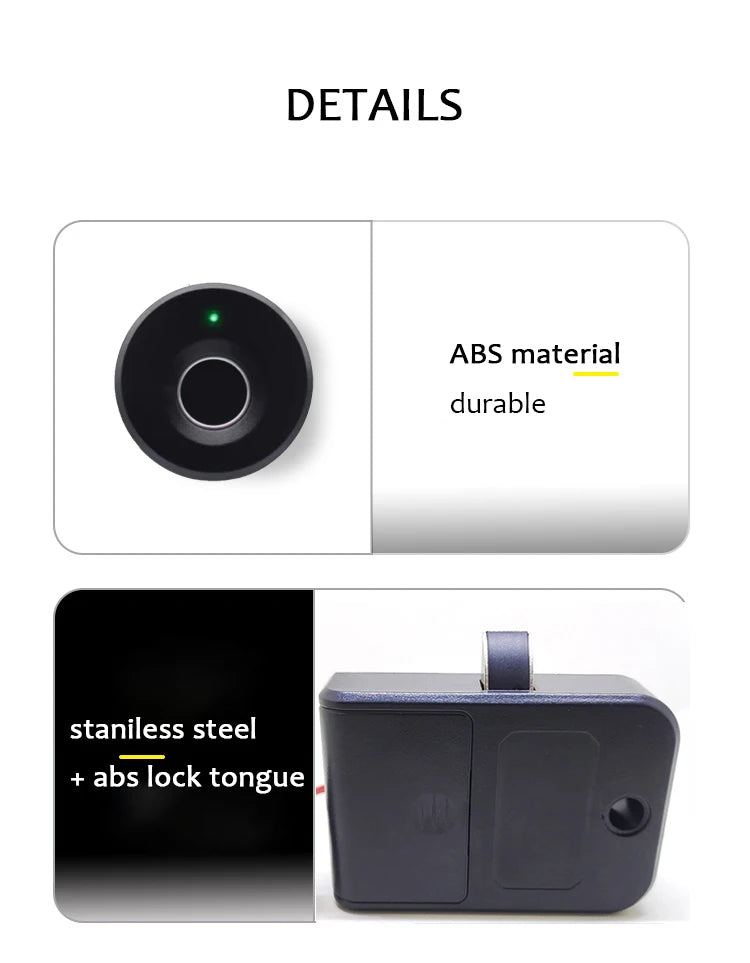 Smart Fingerprint Cabinet Lock