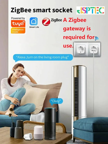 Tuya ZigBee Smart Plug 20A EU