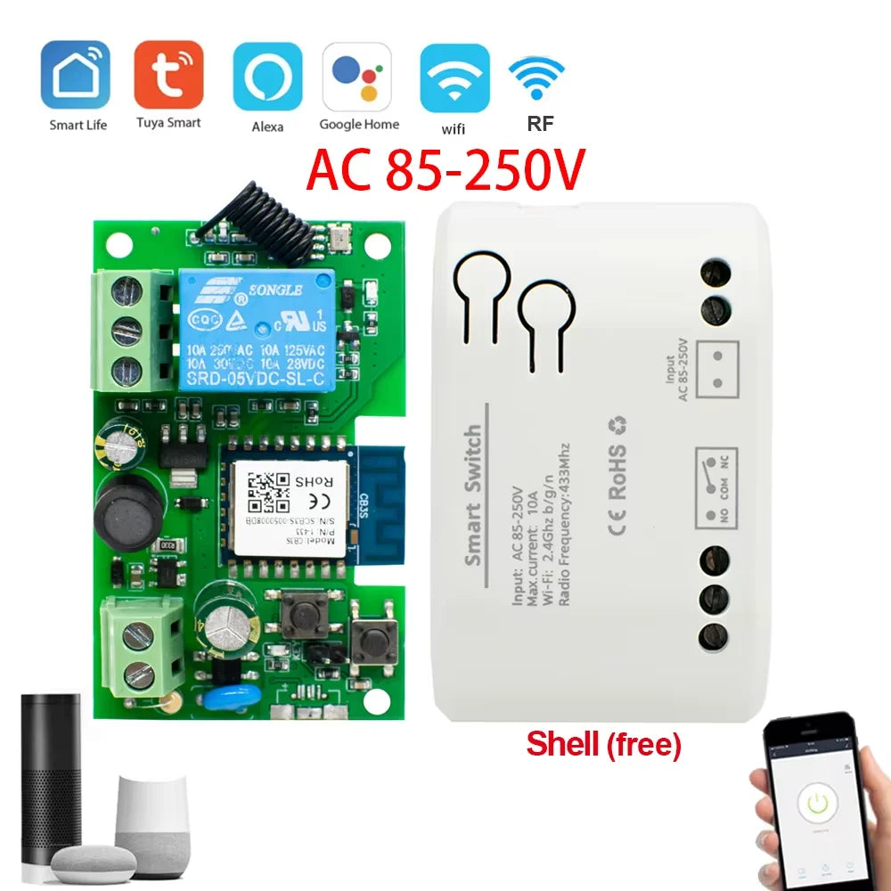 WiFi Inching/Self-Locking Relay Module
