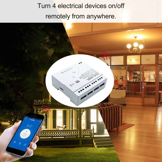 4CH WiFi/RF Relay Switch Module