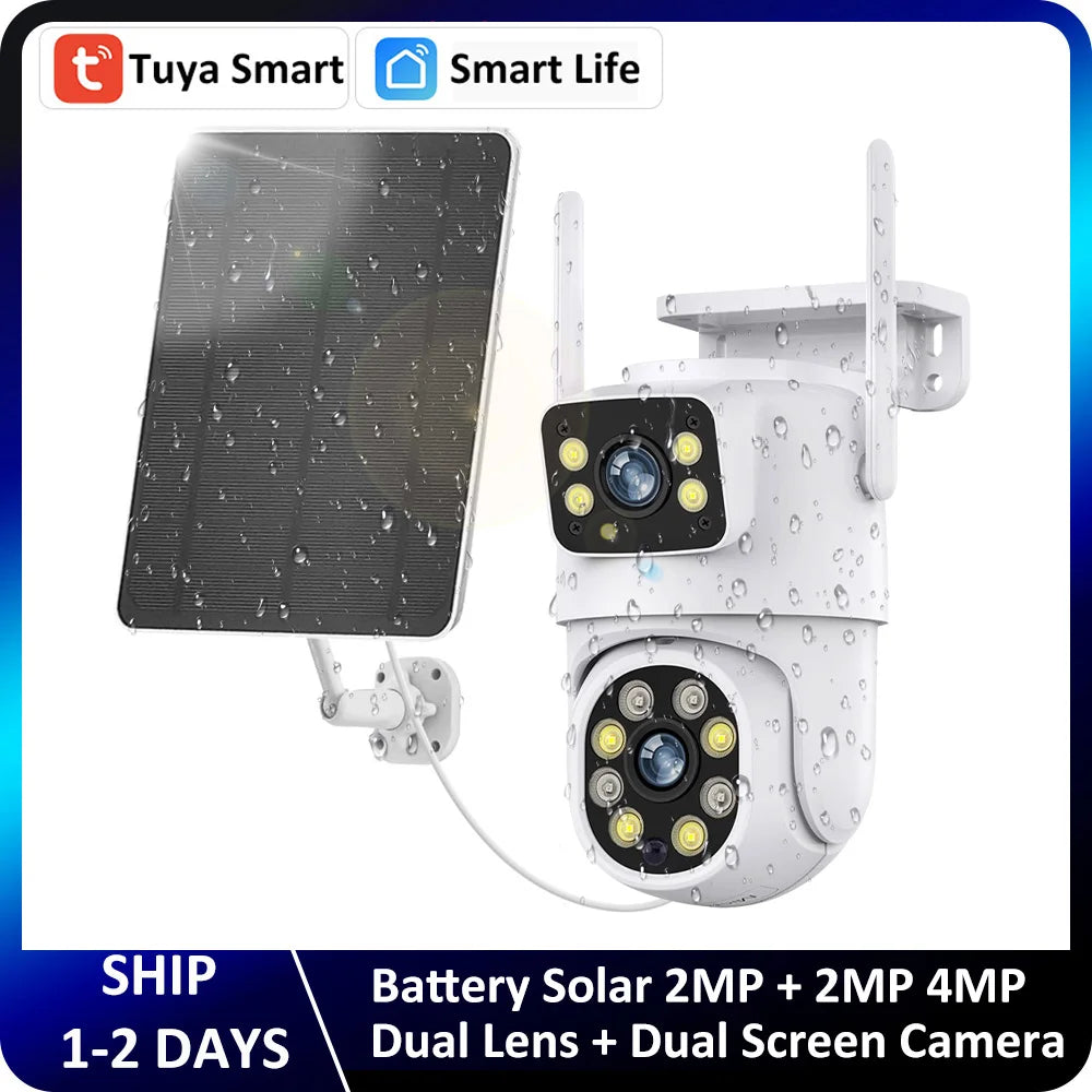 4MP Solar PTZ Camera Outdoor