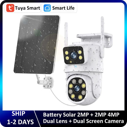 4MP Solar PTZ Camera Outdoor