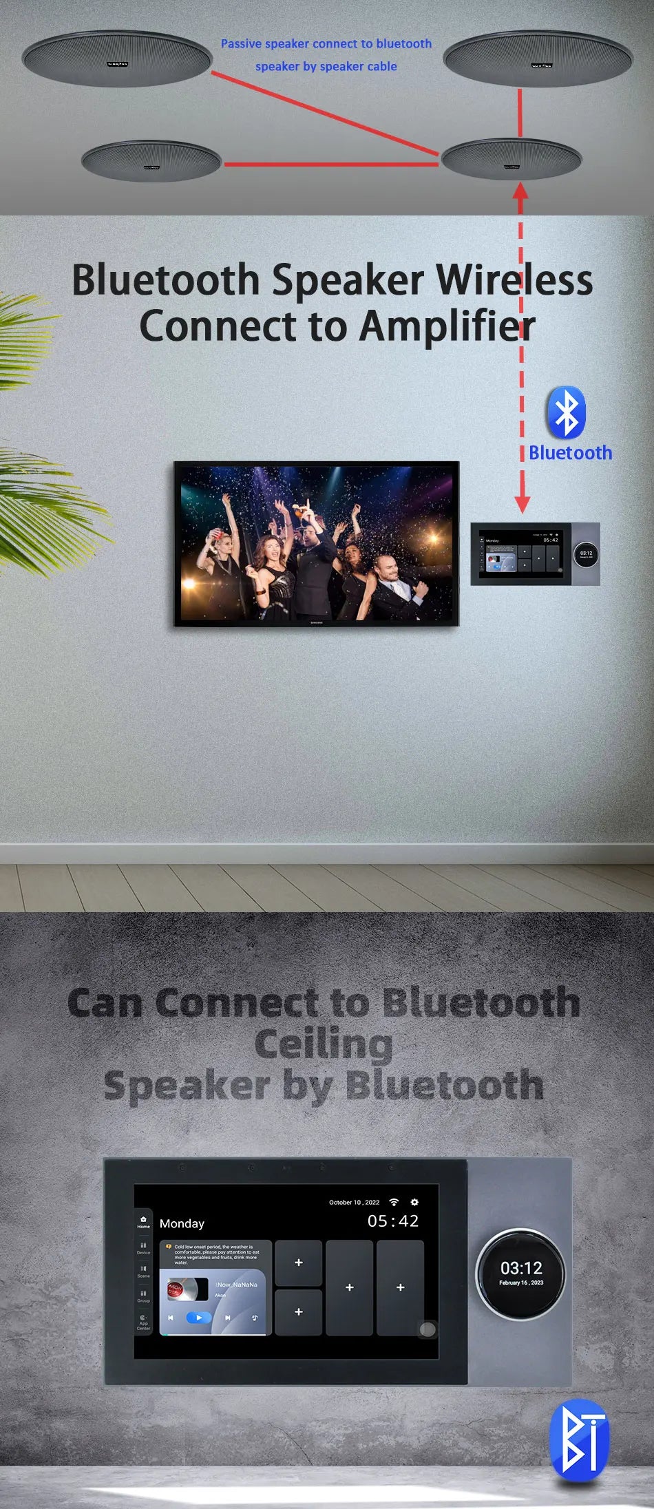 Tuya Wall Sound Amplifier Theater