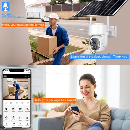 8MP Solar WiFi Camera Outdoor