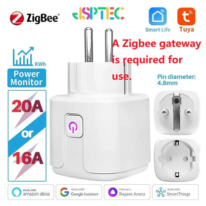 Tuya ZigBee Smart Plug 20A EU