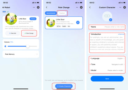 AI Voice Recognition Robot Toy
