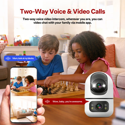 Tuya 5G WiFi Dual Lens Camera 8MP