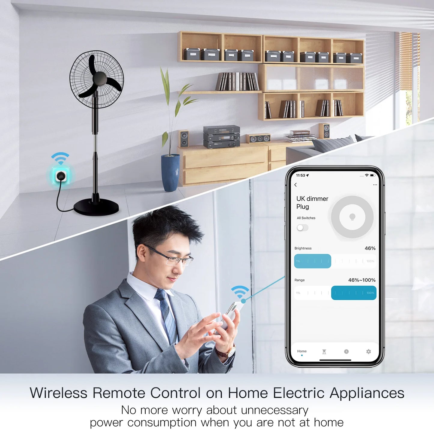 Tuya WiFi Dimming Plug Multi-function