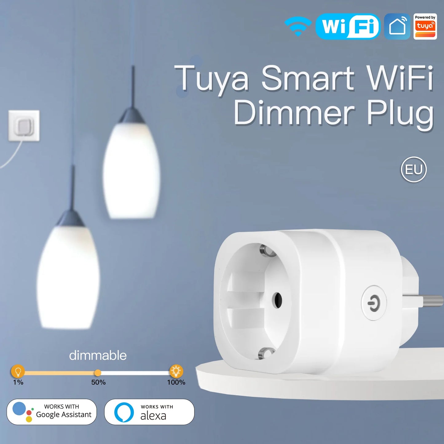 Tuya WiFi Dimming Plug Multi-function