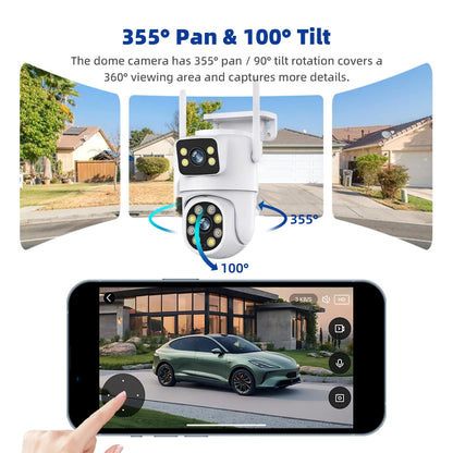 4MP Solar PTZ Camera Outdoor