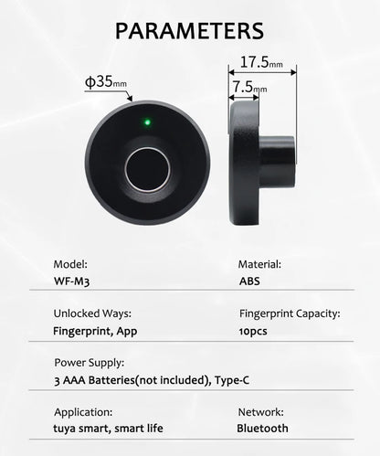 Smart Fingerprint Cabinet Lock