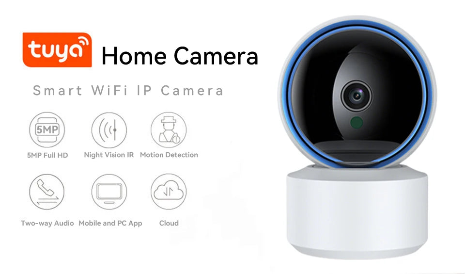 Tuya 5MP IP Camera Baby Monitor