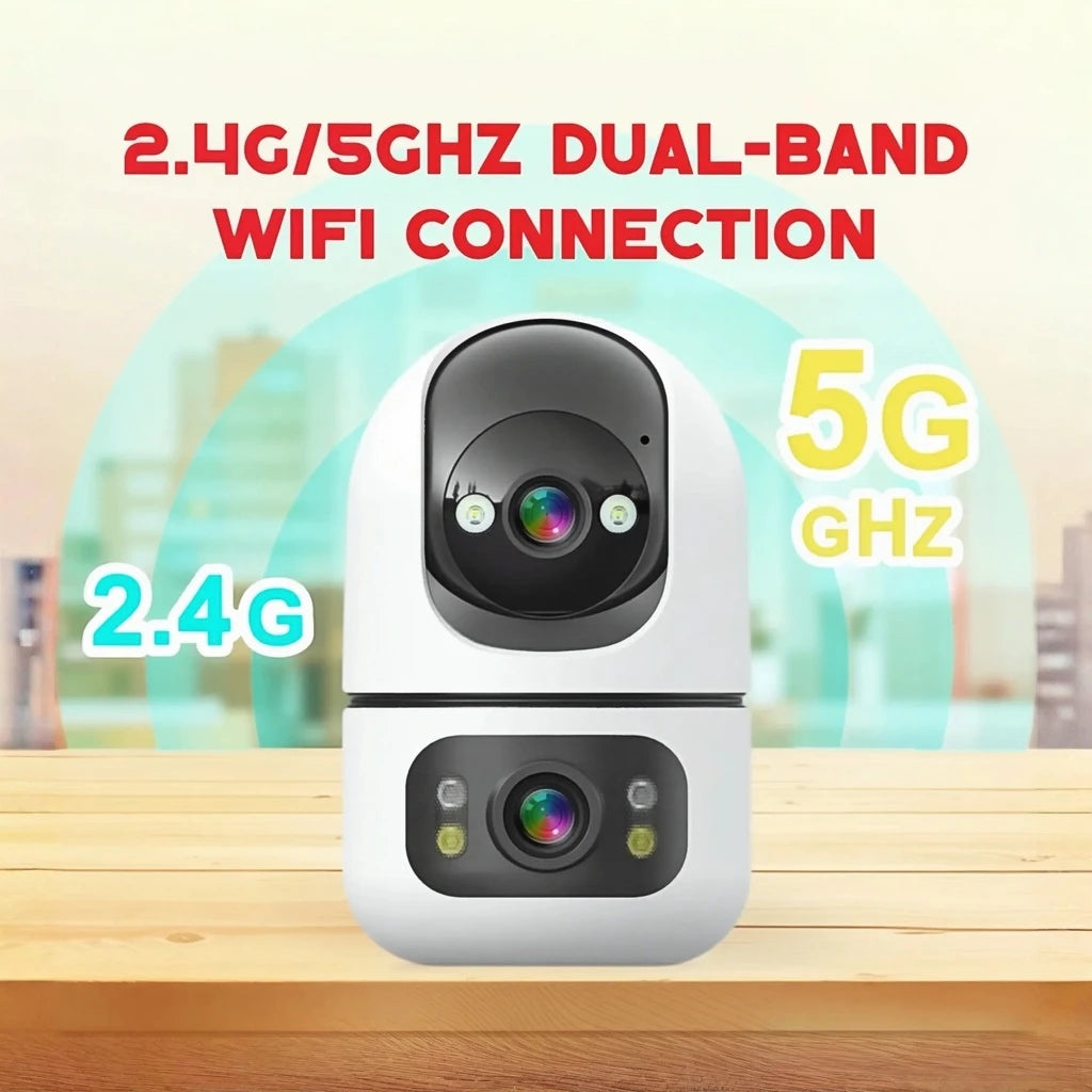 Tuya 5G WiFi Dual Lens Camera 8MP