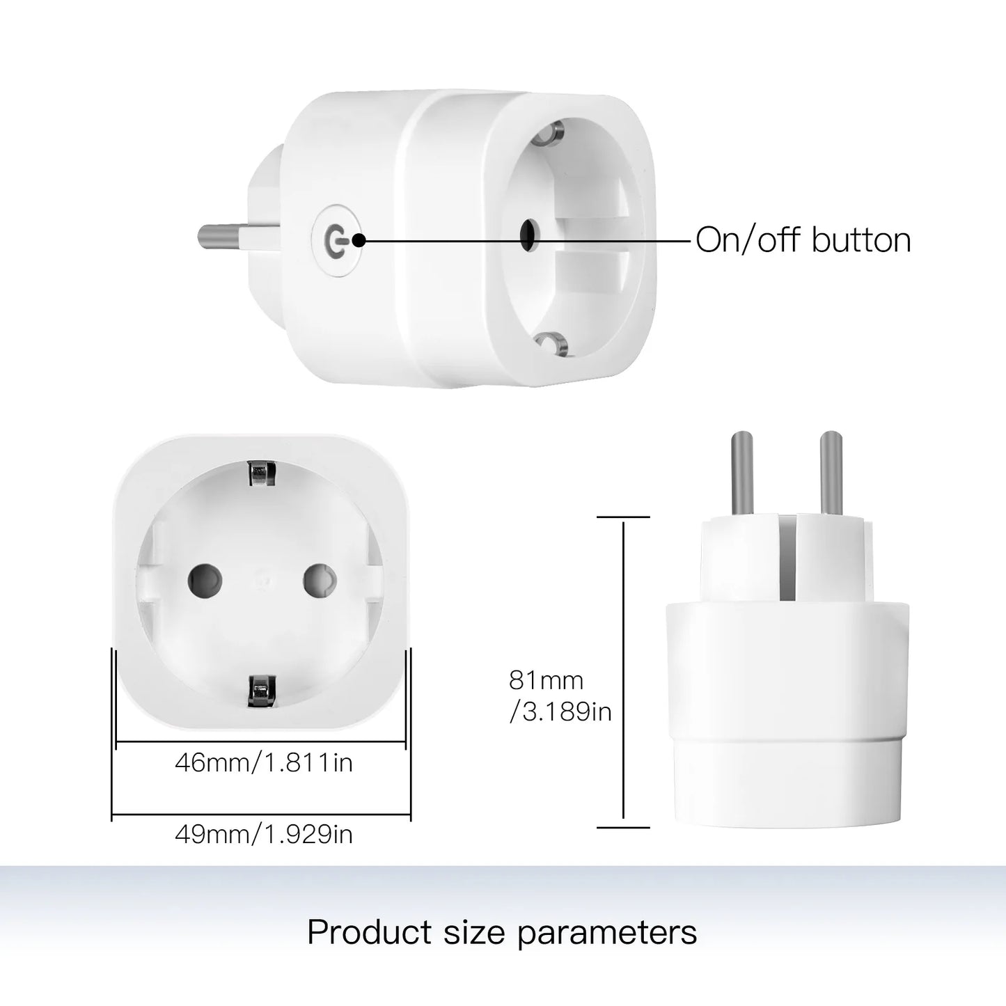 Tuya WiFi Dimming Plug Multi-function