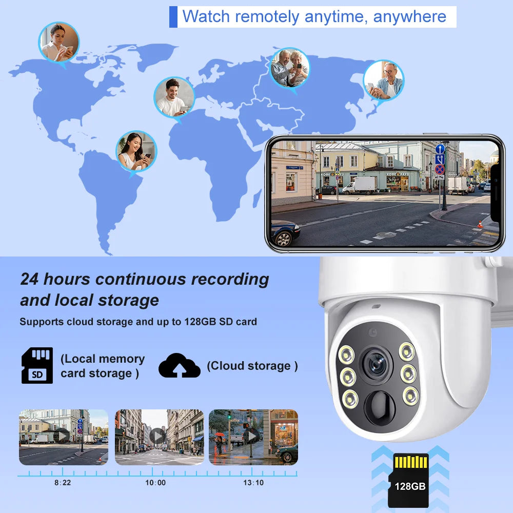 8MP Solar WiFi Camera Outdoor