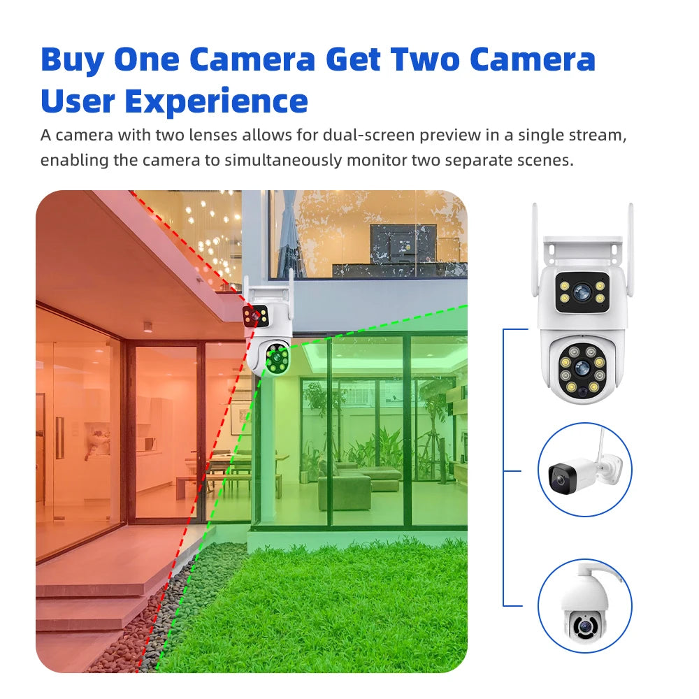 4MP Solar PTZ Camera Outdoor