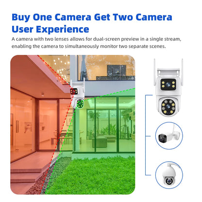 4MP Solar PTZ Camera Outdoor