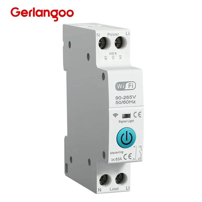 WiFi MCB 1P+N 63A Circuit Breaker