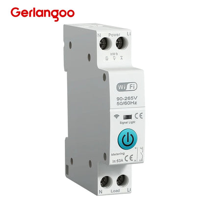 WiFi MCB 1P+N 63A Circuit Breaker