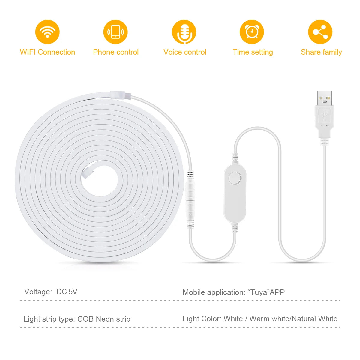 WiFi LED Neon Strip Light