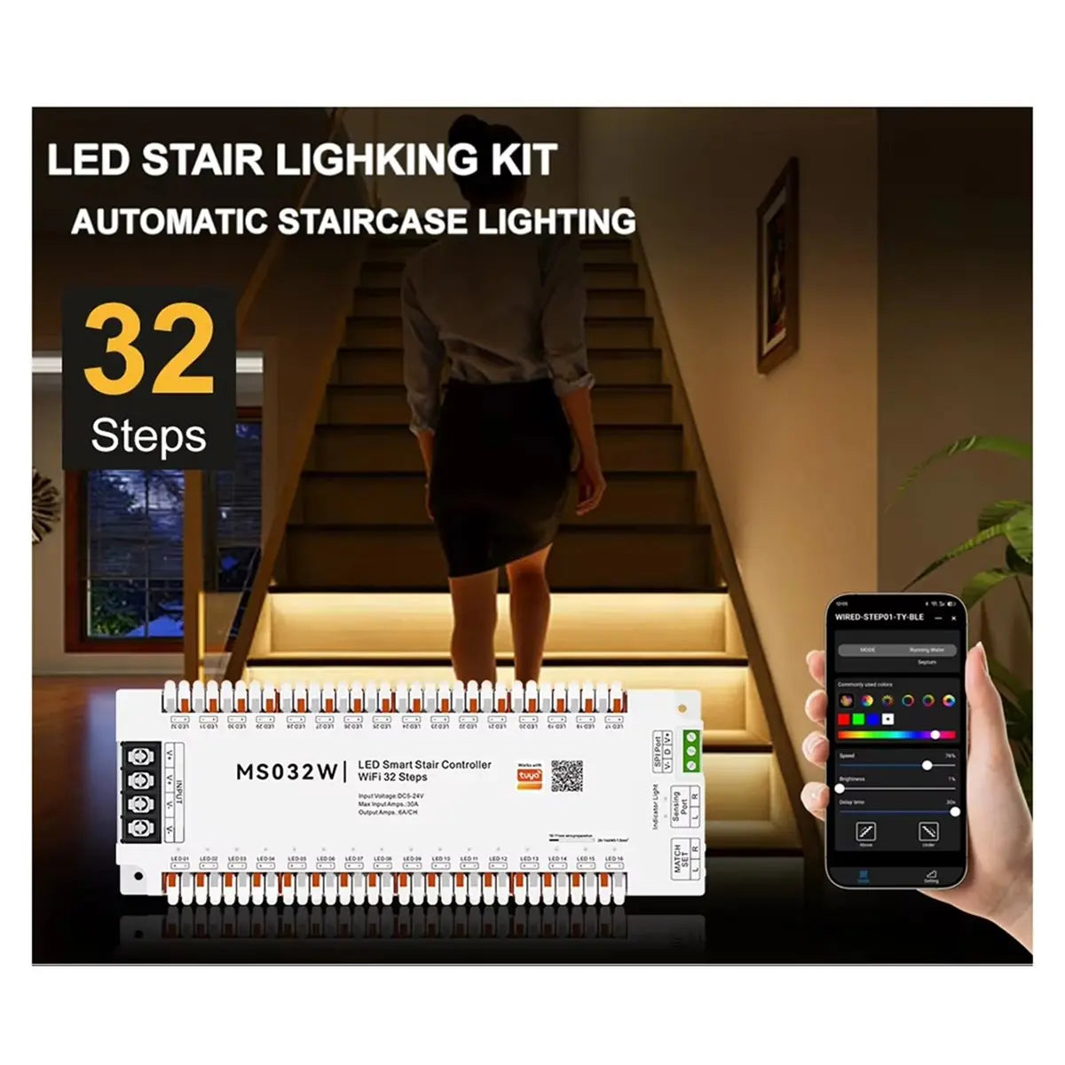 A10R ZigBee Stairway Controller Kit 12V-24V