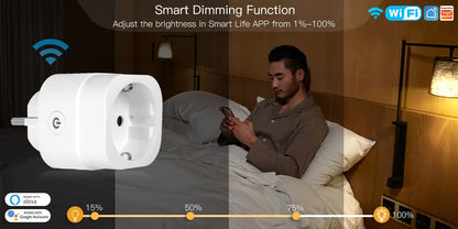 Tuya WiFi Dimming Plug Multi-function