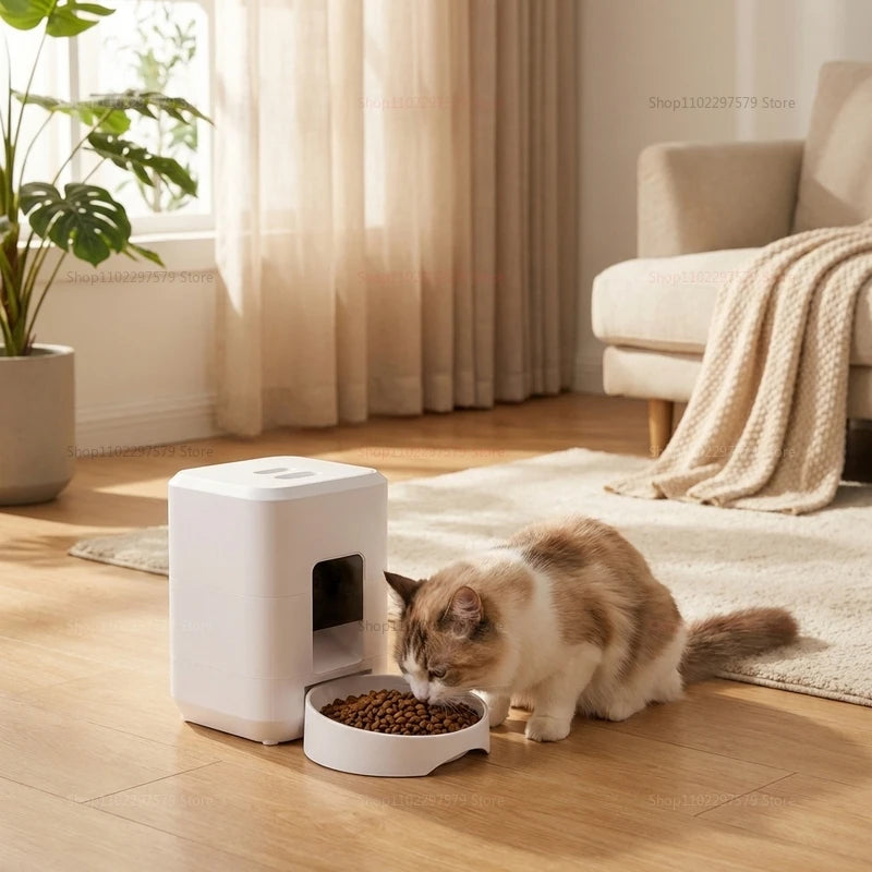 2L WiFi Smart Pet Feeder Automatic Cats and Dogs Food Dispenser Remote App Control Regular Feeding for Pets Cat Accessrioes