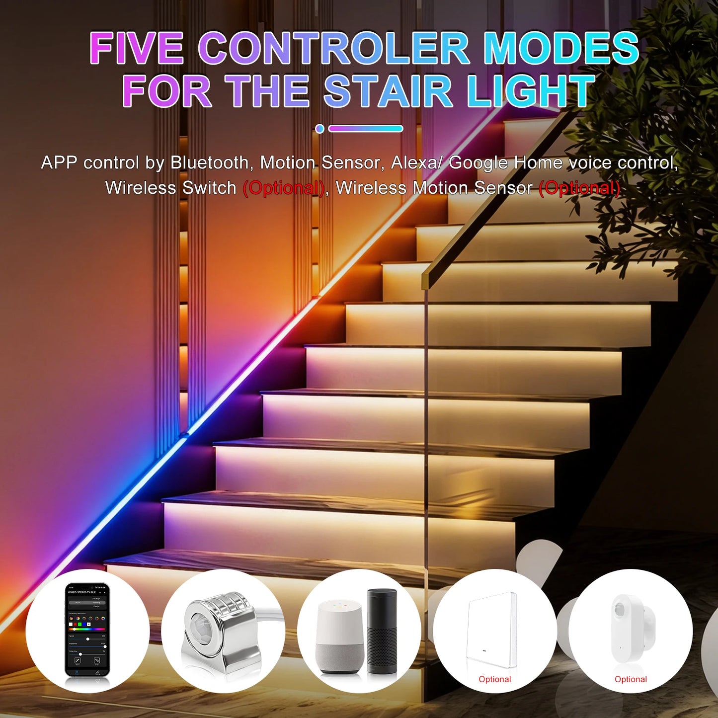 Smart Stair Light Controller SPI RGB