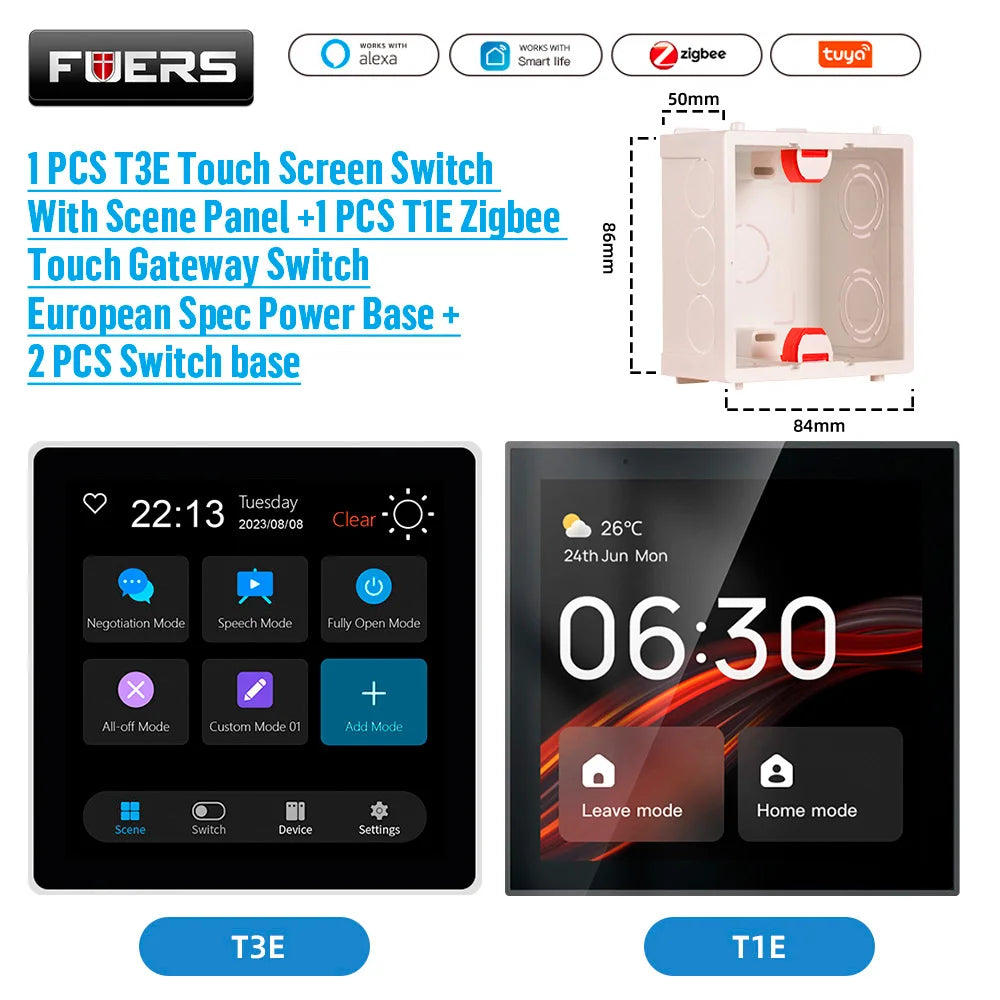 FUERS Smart Control Panel Switch 3CH